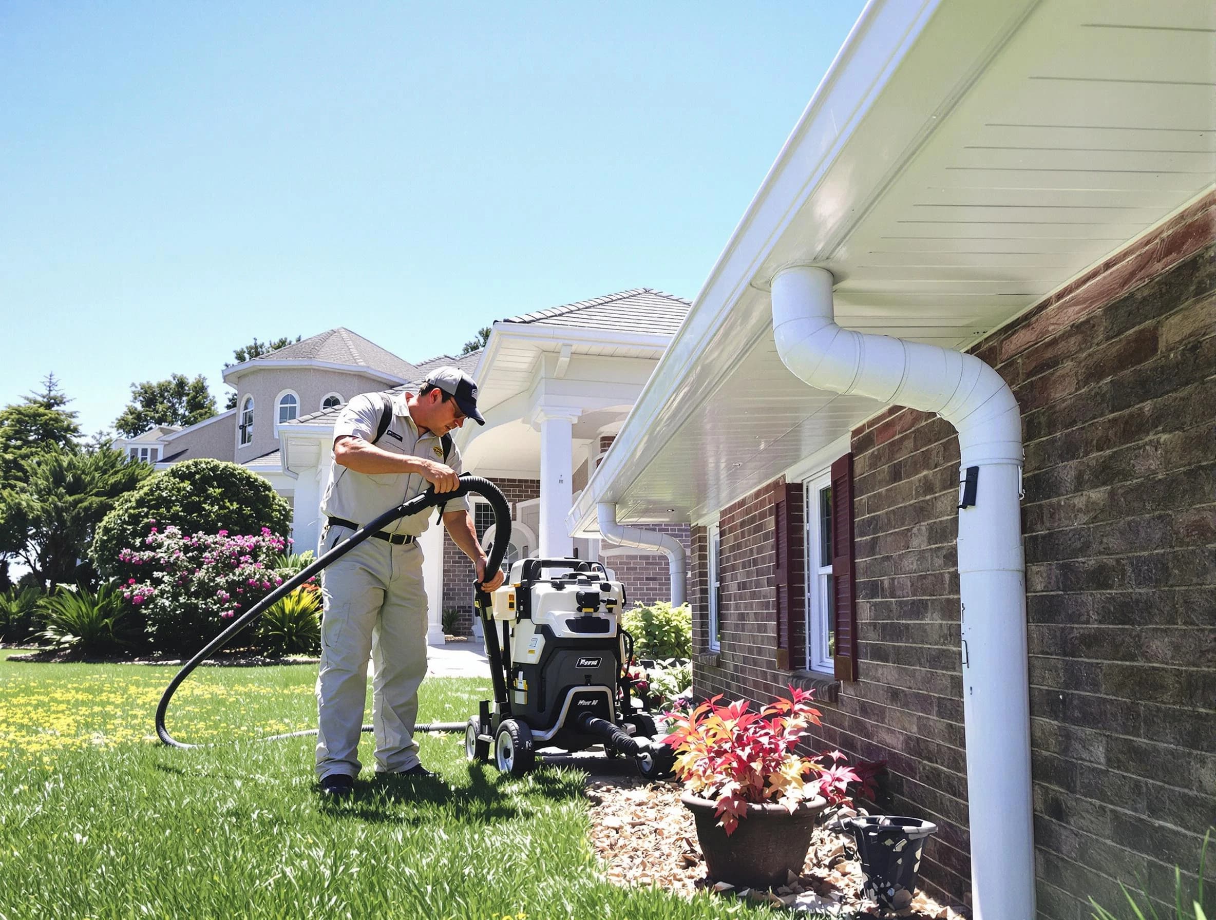 Downspout Cleaning in Tallmadge